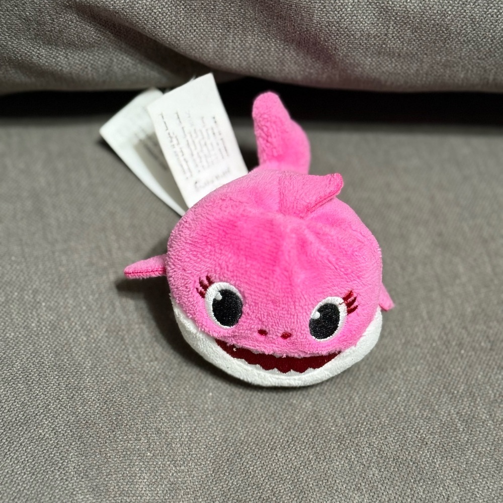 Pink Baby Shark Plush – Small Stuffed Toy